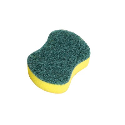 High density thickened dishwashing sponge